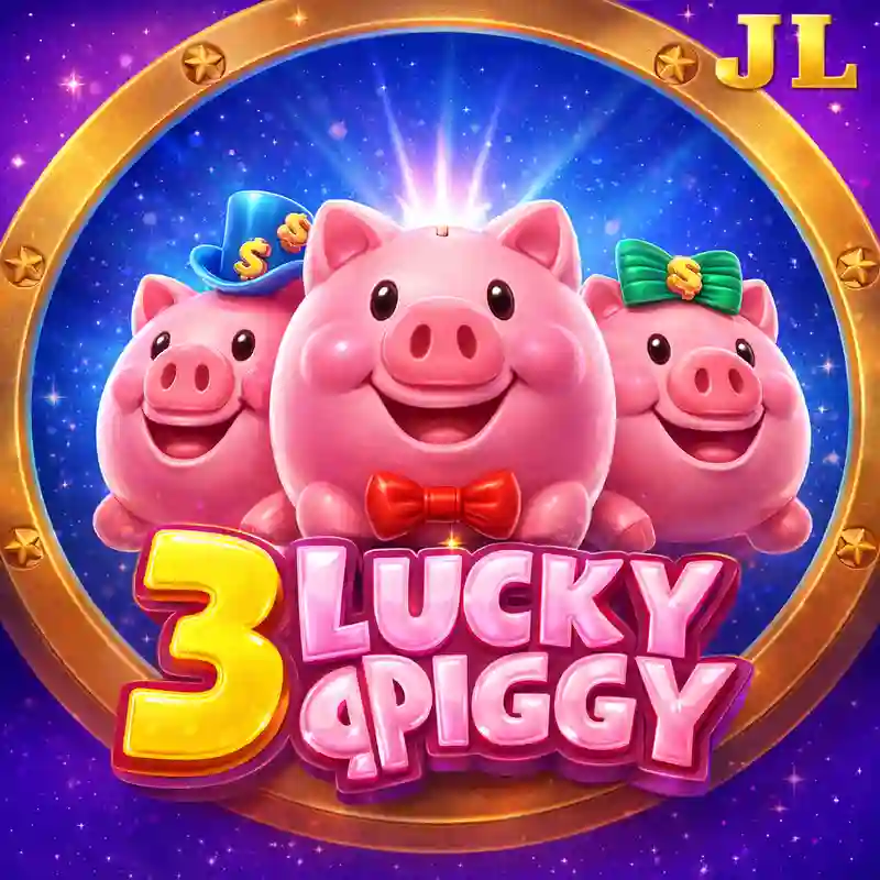 3 Lucky Piggy online slot game interface