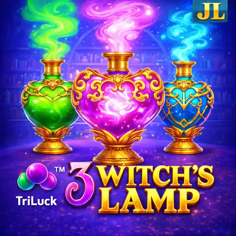 3 Witch's Lamp Slot Game Logo